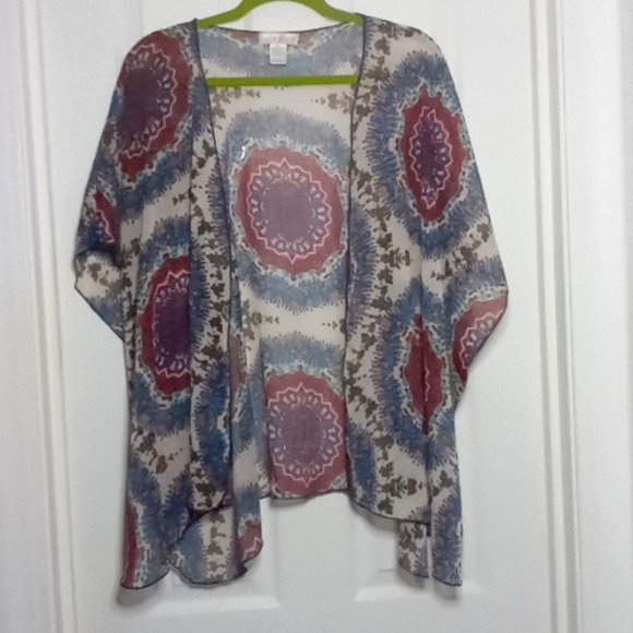Band of Gypsies boho sheer kimono wrap shawl - Picture 1 of 6